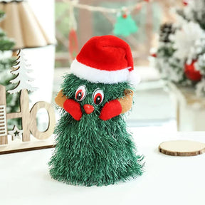 Arbre de Noël Animé Musical - Décoration Festive en Peluche Danseuse