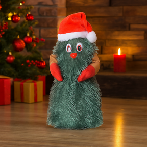 Arbre de Noël Animé Musical - Décoration Festive en Peluche Danseuse