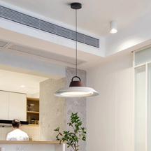 Lampe Suspendue Scandinave en Bois - Élégance Minimaliste pour Intérieur