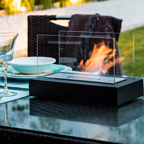 Foyer de Table Portable - Effet de Flamme Réaliste et Élégant
