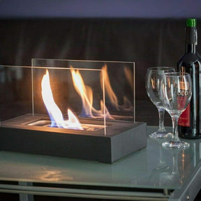Foyer de Table Portable - Effet de Flamme Réaliste et Élégant