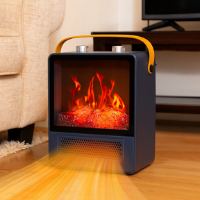 Chauffage Électrique avec Effet Flammes - Confort Douillet et Sécurité Intégrée