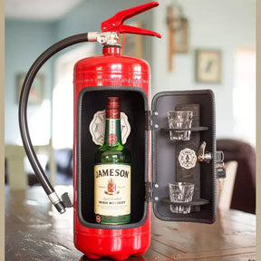 Bar Caché Élégant pour Boissons - Rangement Discret et Fonctionnel
