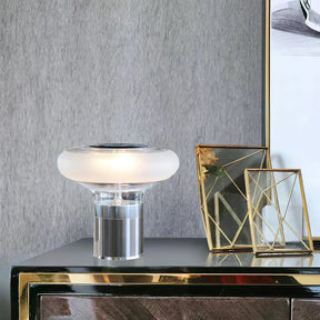 Lampe de Table Élégante en Verre - Design Raffiné avec Éclairage LED