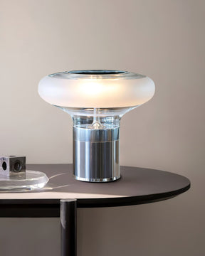Lampe de Table Élégante en Verre - Design Raffiné avec Éclairage LED