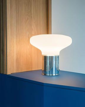Lampe de Table Élégante en Verre - Design Raffiné avec Éclairage LED