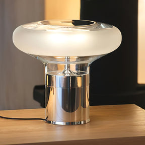 Lampe de Table Élégante en Verre - Design Raffiné avec Éclairage LED