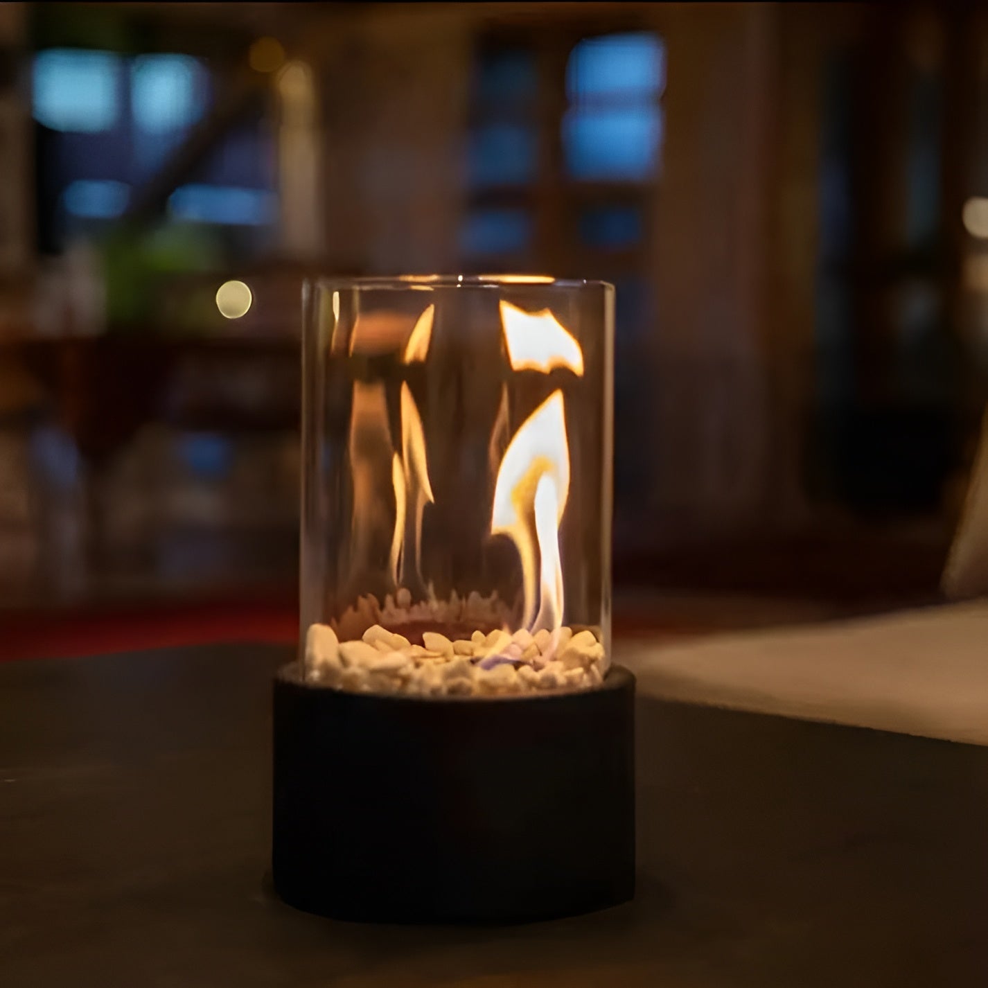 Cheminée de Table Éthanol | Design Élégant pour Intérieur et Extérieur
