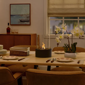 Cheminée de Table Éthanol | Design Élégant pour Intérieur et Extérieur