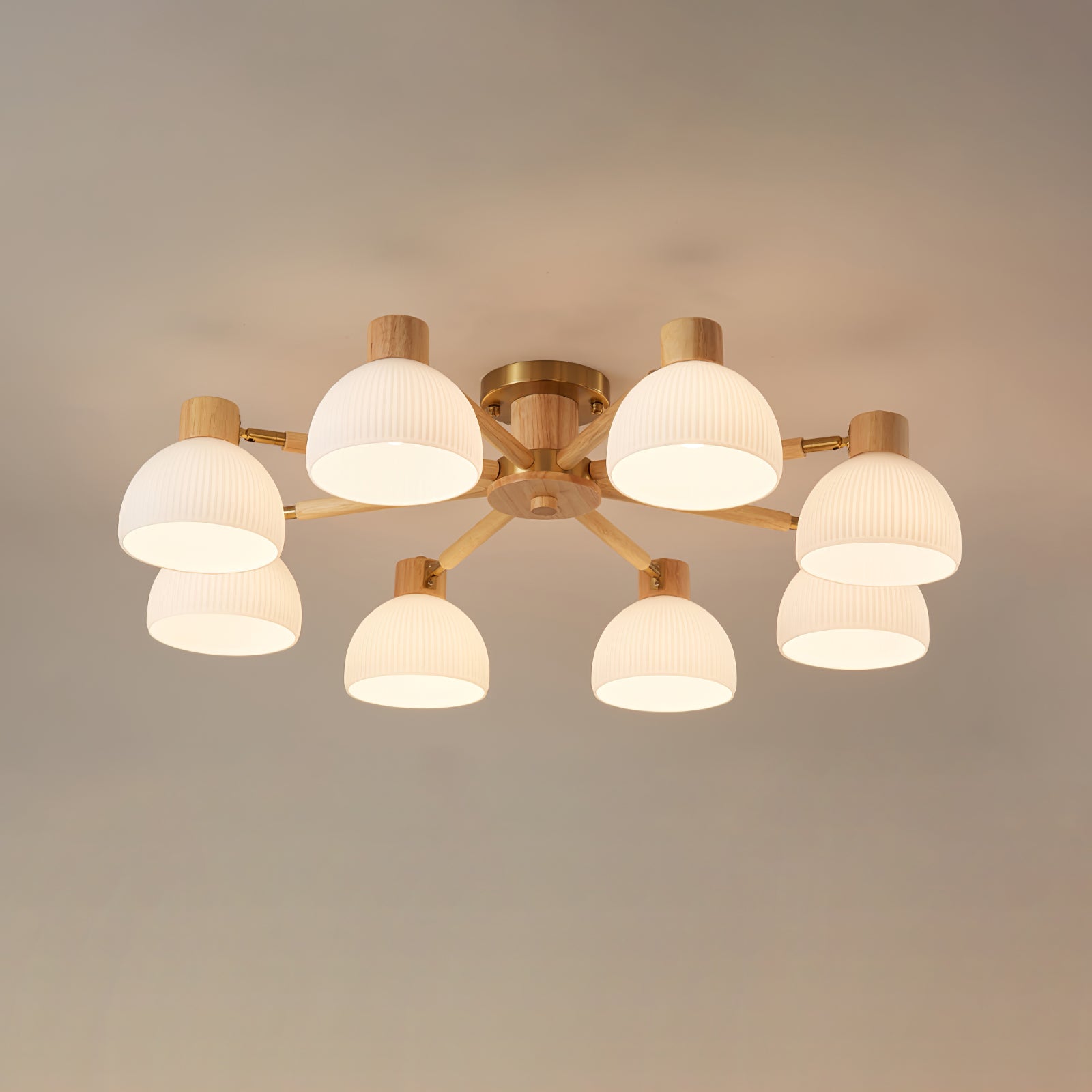 Lampe de Plafond Industrielle en Verre - Ambiance Luxueuse et Romantique