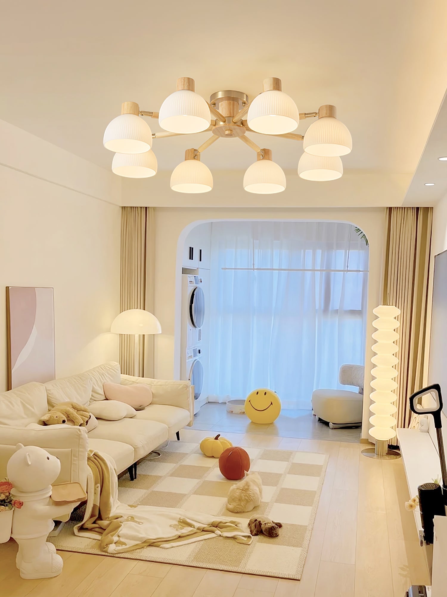 Lampe de Plafond Industrielle en Verre - Ambiance Luxueuse et Romantique