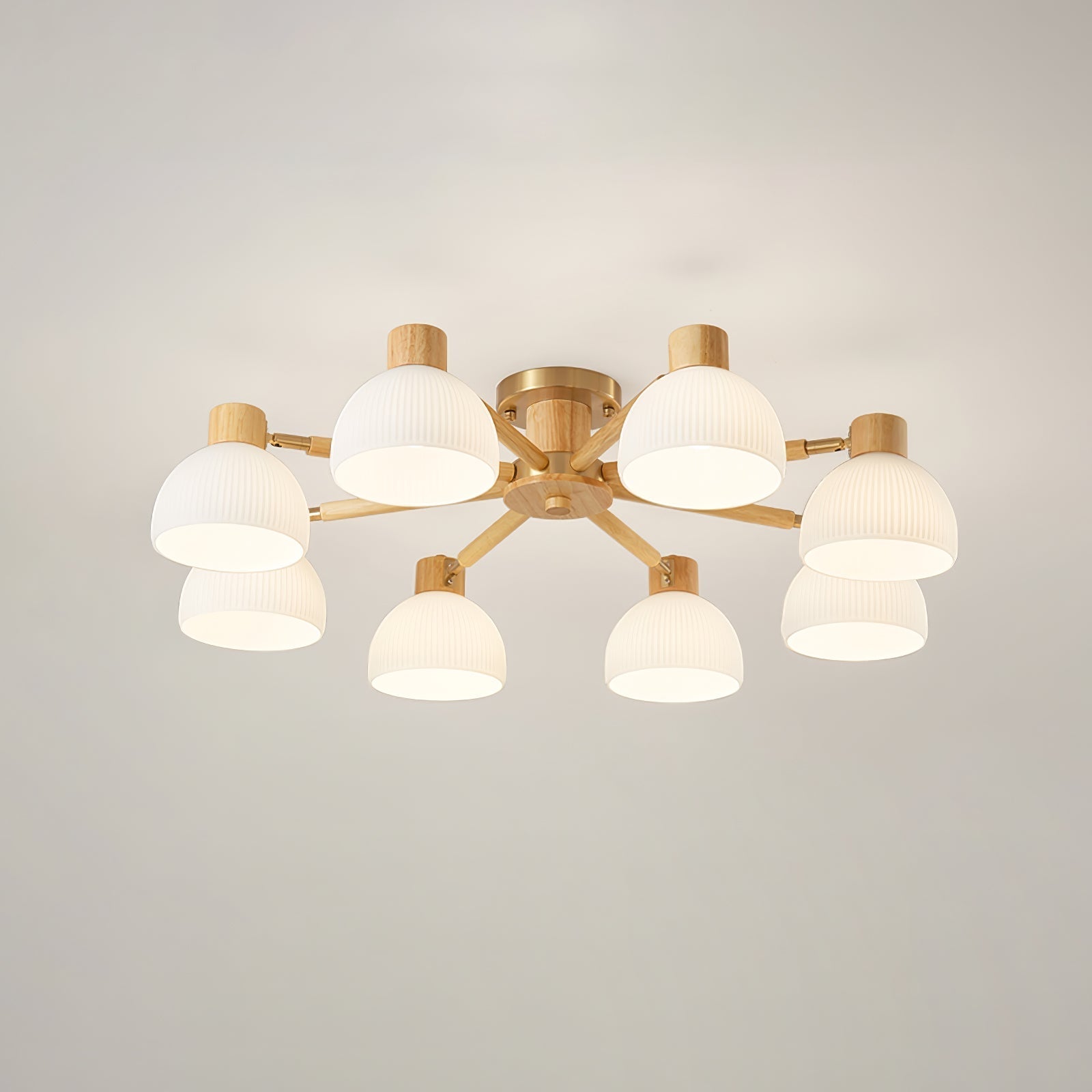 Lampe de Plafond Industrielle en Verre - Ambiance Luxueuse et Romantique