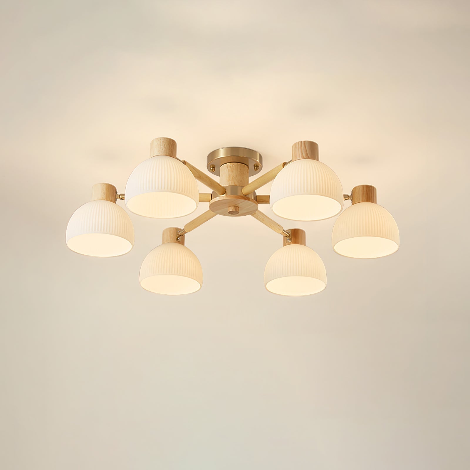 Lampe de Plafond Industrielle en Verre - Ambiance Luxueuse et Romantique