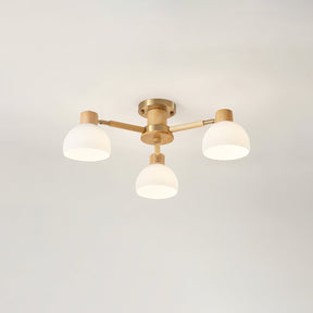 Lampe de Plafond Industrielle en Verre - Ambiance Luxueuse et Romantique