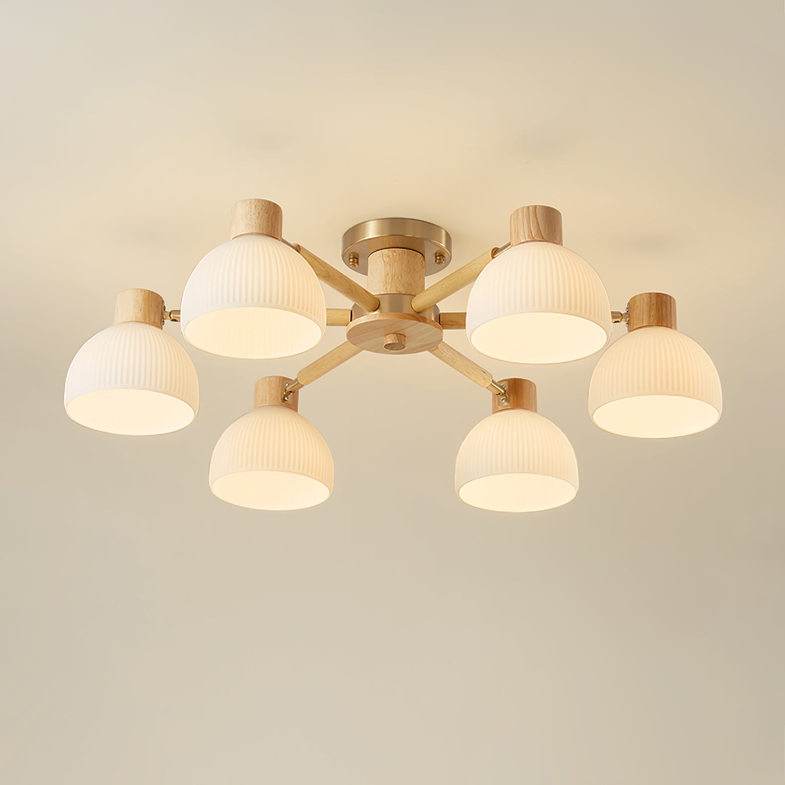Lampe de Plafond Industrielle en Verre - Ambiance Luxueuse et Romantique