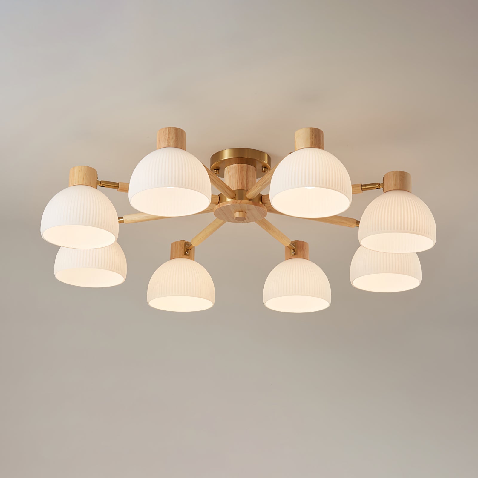 Lampe de Plafond Industrielle en Verre - Ambiance Luxueuse et Romantique