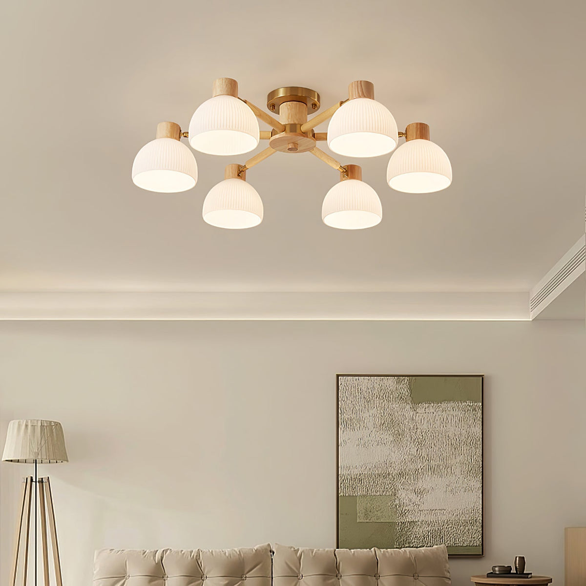 Lampe de Plafond Industrielle en Verre - Ambiance Luxueuse et Romantique