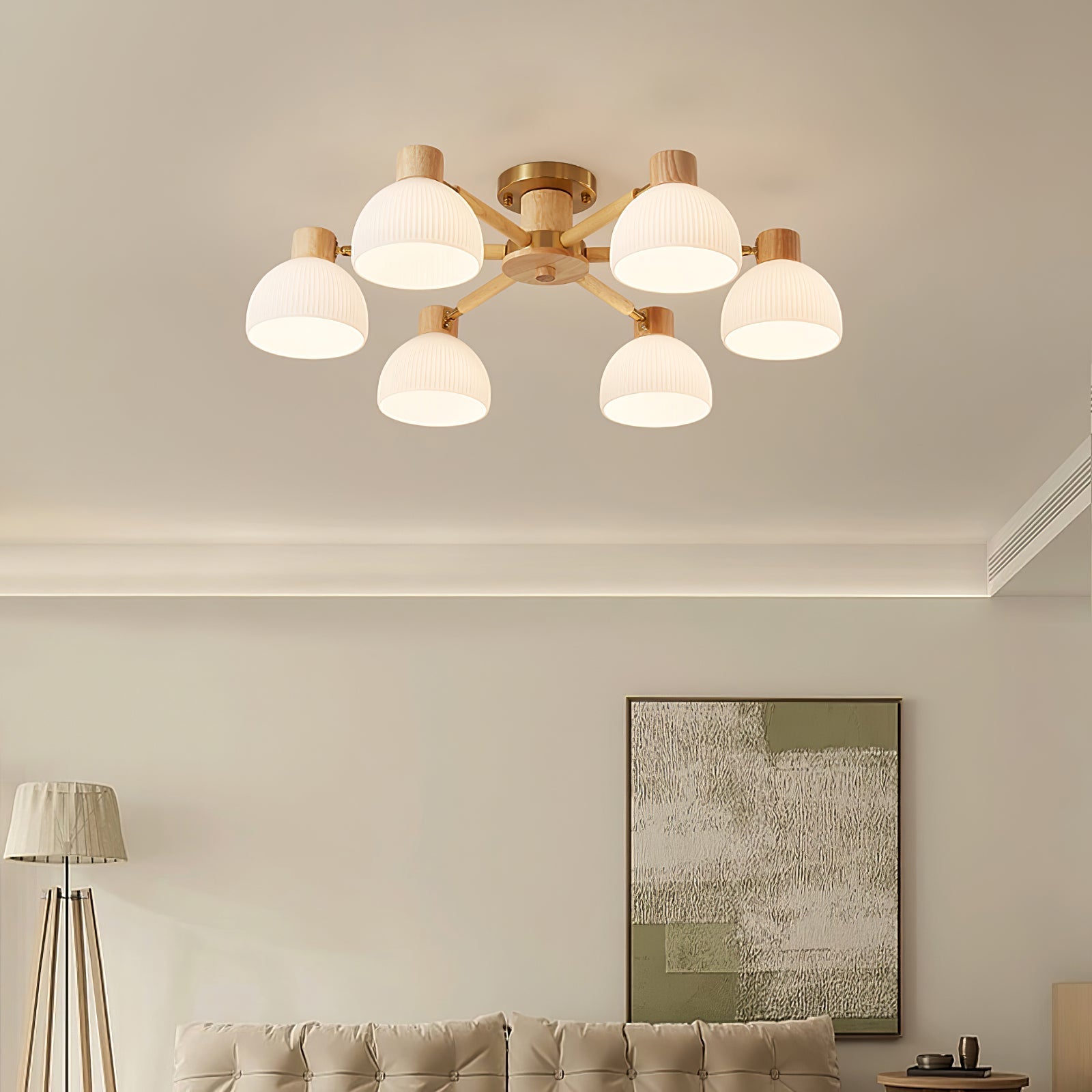 Lampe de Plafond Industrielle en Verre - Ambiance Luxueuse et Romantique