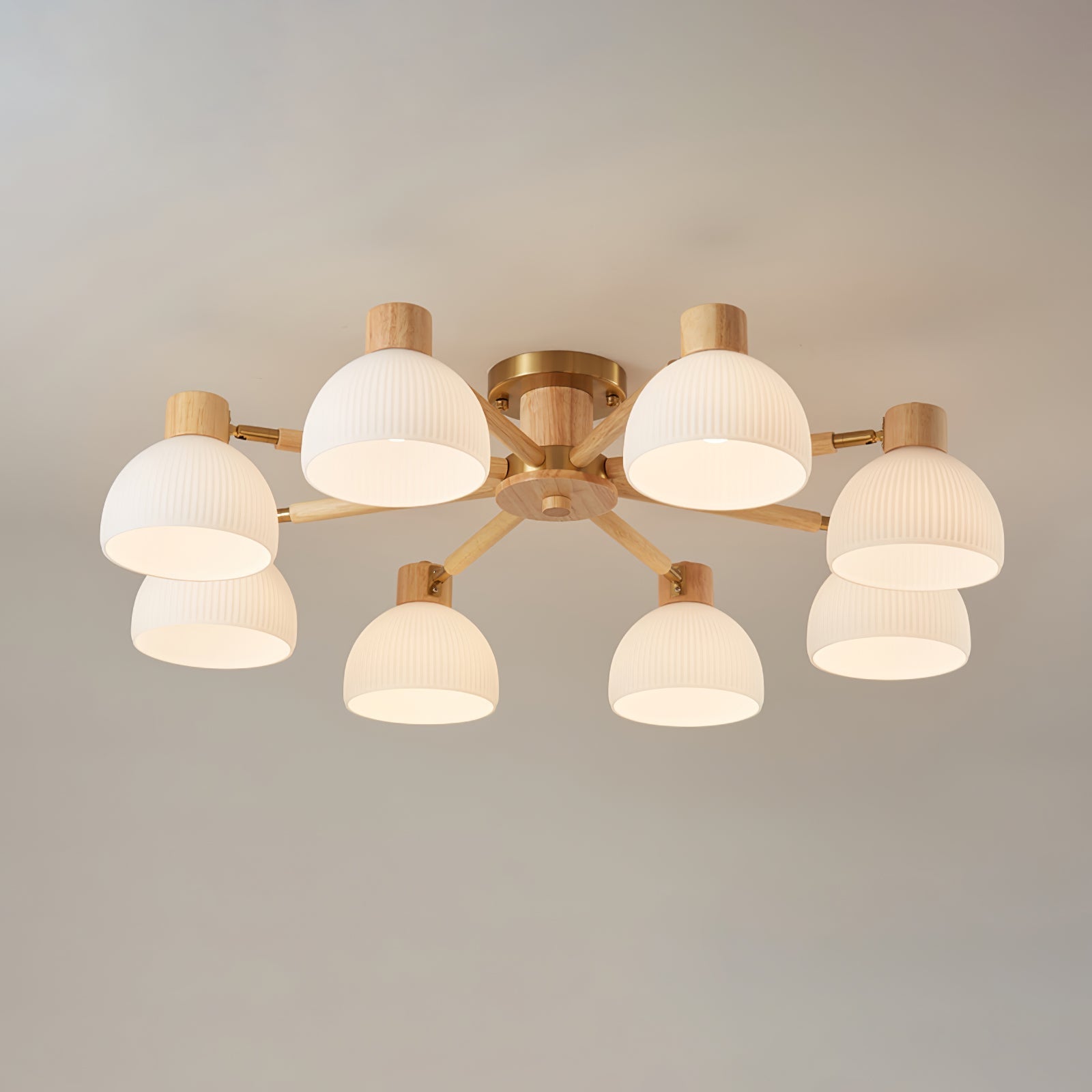 Lampe de Plafond Industrielle en Verre - Ambiance Luxueuse et Romantique
