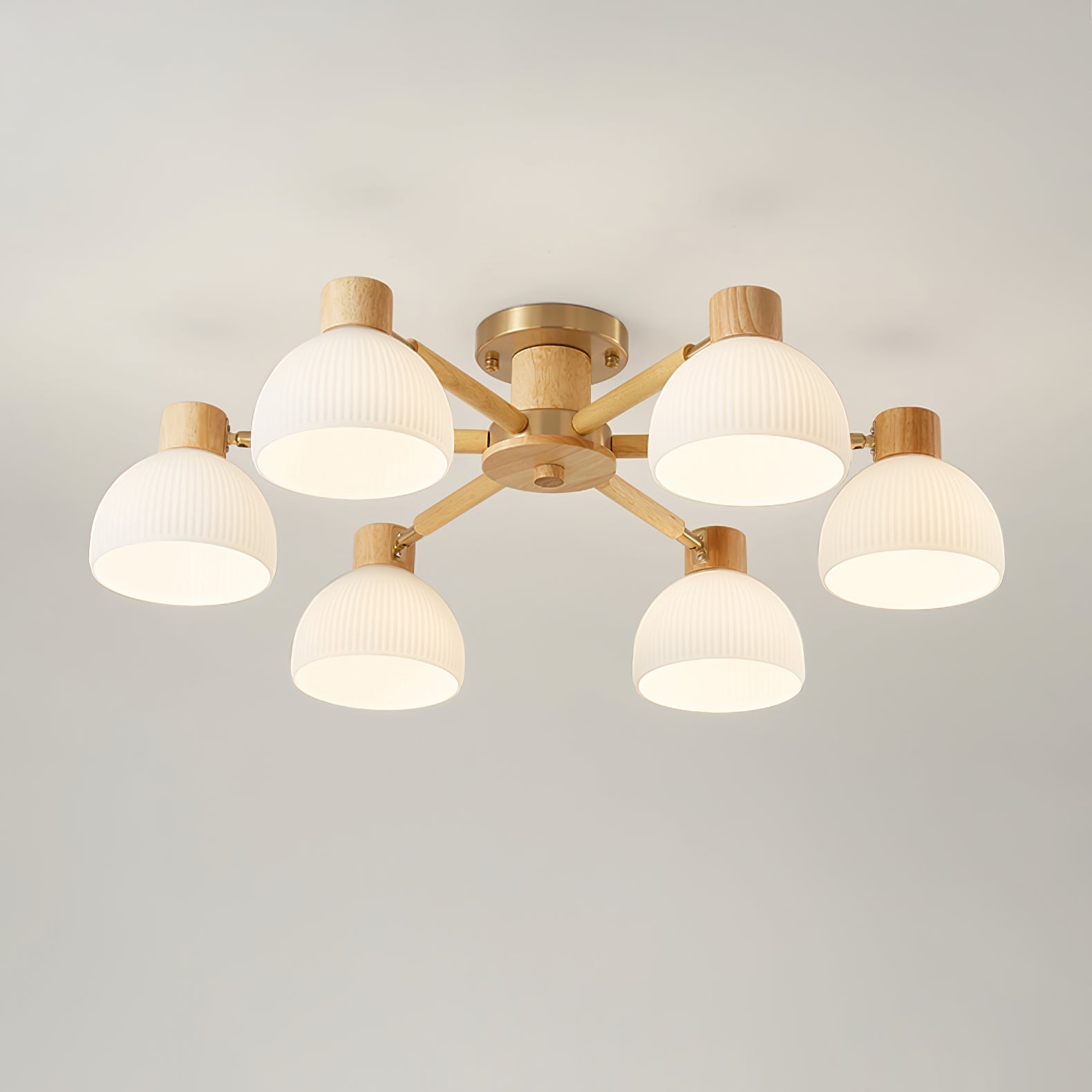 Lampe de Plafond Industrielle en Verre - Ambiance Luxueuse et Romantique