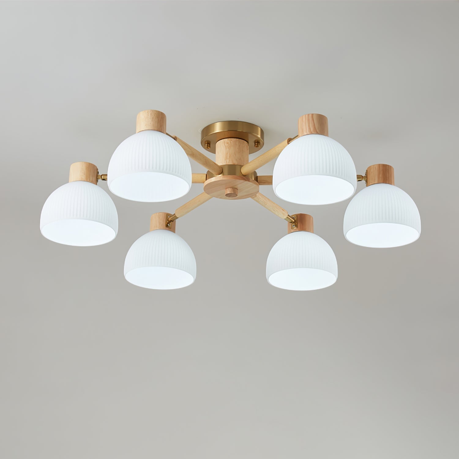 Lampe de Plafond Industrielle en Verre - Ambiance Luxueuse et Romantique