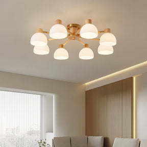 Lampe de Plafond Industrielle en Verre - Ambiance Luxueuse et Romantique