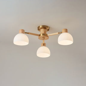 Lampe de Plafond Industrielle en Verre - Ambiance Luxueuse et Romantique
