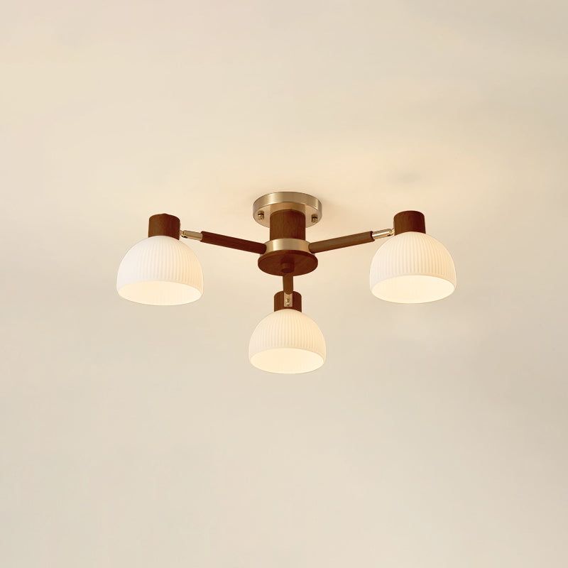 Lampe de Plafond Industrielle en Verre - Ambiance Luxueuse et Romantique