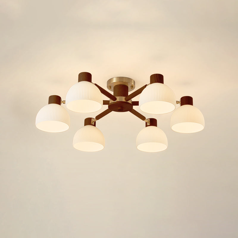 Lampe de Plafond Industrielle en Verre - Ambiance Luxueuse et Romantique