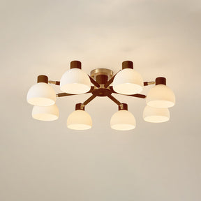 Lampe de Plafond Industrielle en Verre - Ambiance Luxueuse et Romantique