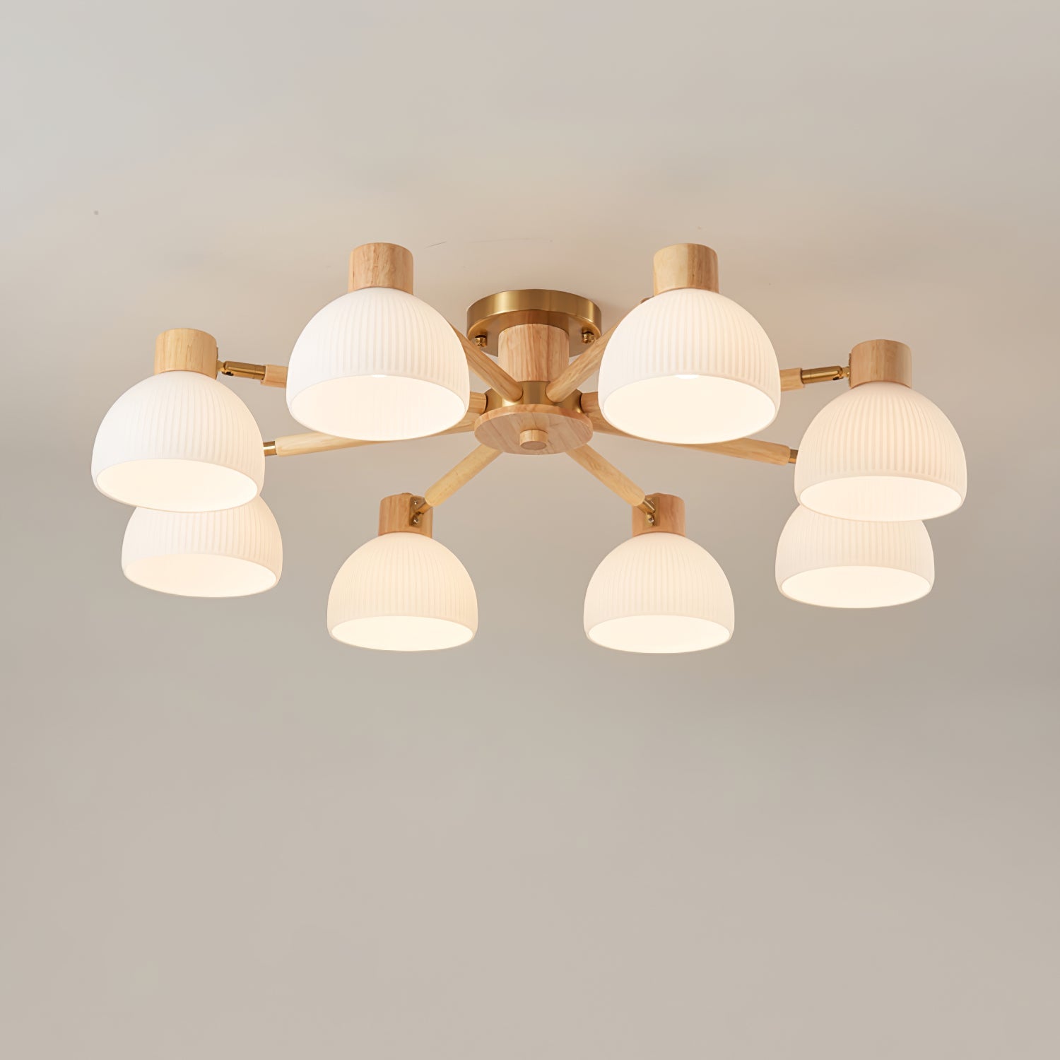 Lampe de Plafond Industrielle en Verre - Ambiance Luxueuse et Romantique