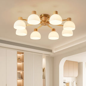 Lampe de Plafond Industrielle en Verre - Ambiance Luxueuse et Romantique
