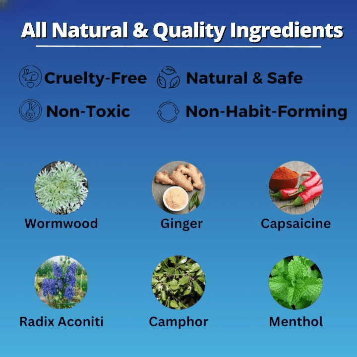 Patch Anti-douleur pour le Genou - Soulagement Naturel et Discret
