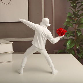 Décoration Murale en Résine Florale | Élégance et Créativité pour Votre Salon