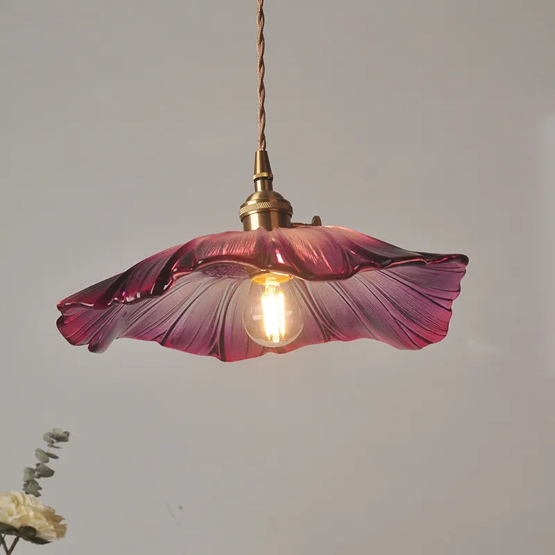 Lampe Suspendue Fleur Chic - Détails Artistiques pour Ambiance Sophistiquée