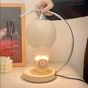 Lampe de Table Design Floral - Éclairage Raffiné et Atmosphère Chaleureuse