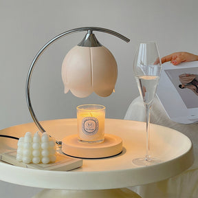 Lampe de Table Design Floral - Éclairage Raffiné et Atmosphère Chaleureuse