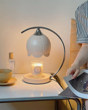 Lampe de Table Design Floral - Éclairage Raffiné et Atmosphère Chaleureuse