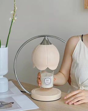 Lampe de Table Design Floral - Éclairage Raffiné et Atmosphère Chaleureuse