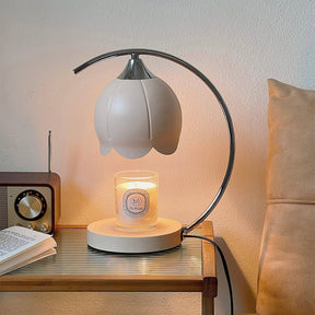 Lampe de Table Design Floral - Éclairage Raffiné et Atmosphère Chaleureuse