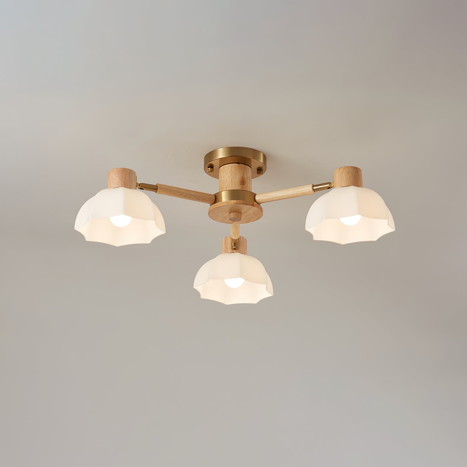 Lampe de Plafond Fleurie - Éclairage Ambiance Élégant et Naturel