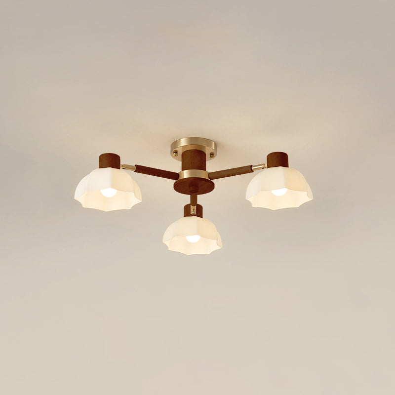 Lampe de Plafond Fleurie - Éclairage Ambiance Élégant et Naturel