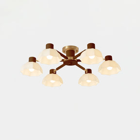 Lampe de Plafond Fleurie - Éclairage Ambiance Élégant et Naturel