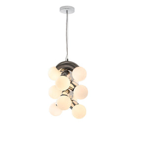 Suspension Bauhaus en Verre Transparent - Élégance Minimaliste et Luminosité Chaleureuse