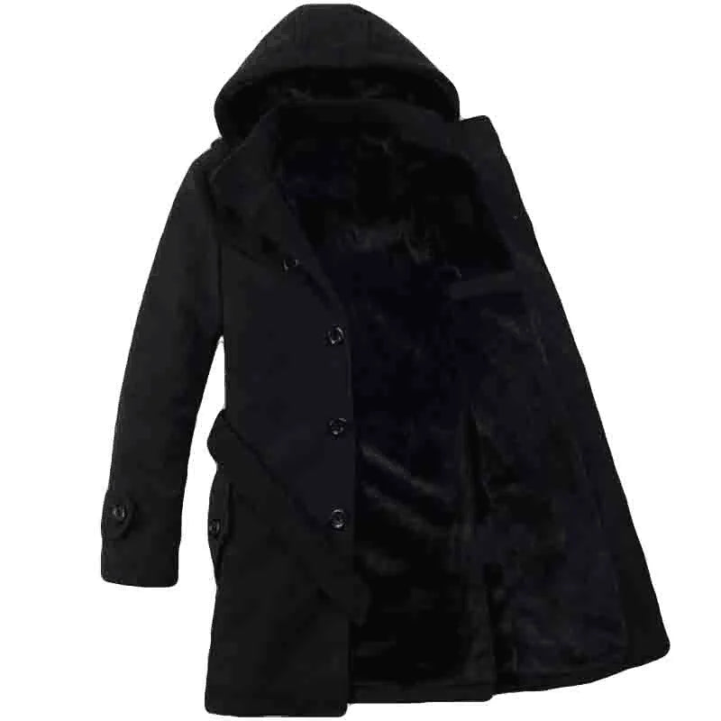 Manteau Trench Imperméable pour Hommes - Élégance Classique et Confort Optimal