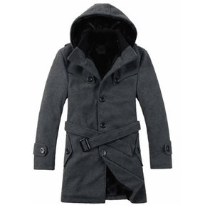 Manteau Trench Imperméable pour Hommes - Élégance Classique et Confort Optimal