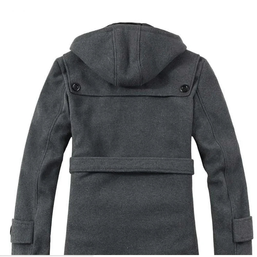 Manteau Trench Imperméable pour Hommes - Élégance Classique et Confort Optimal