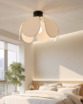Plafonnier en Tissu Élégant - Atmosphère Chaleureuse et Accueillante