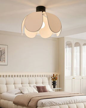 Plafonnier en Tissu Élégant - Atmosphère Chaleureuse et Accueillante
