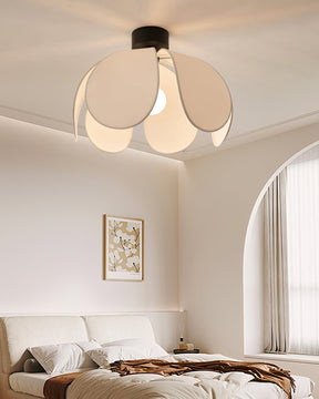 Plafonnier en Tissu Élégant - Atmosphère Chaleureuse et Accueillante